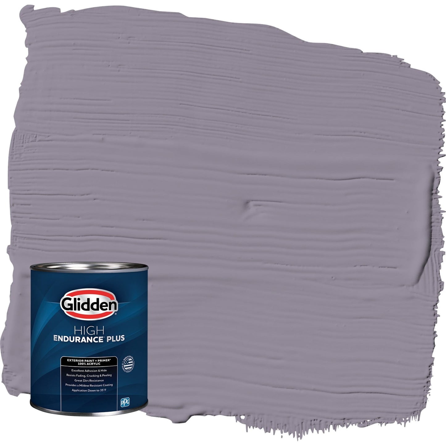 Glidden HEP Tin Lizzie / Purple Satin Exterior Paint with Primer, 1 Quart