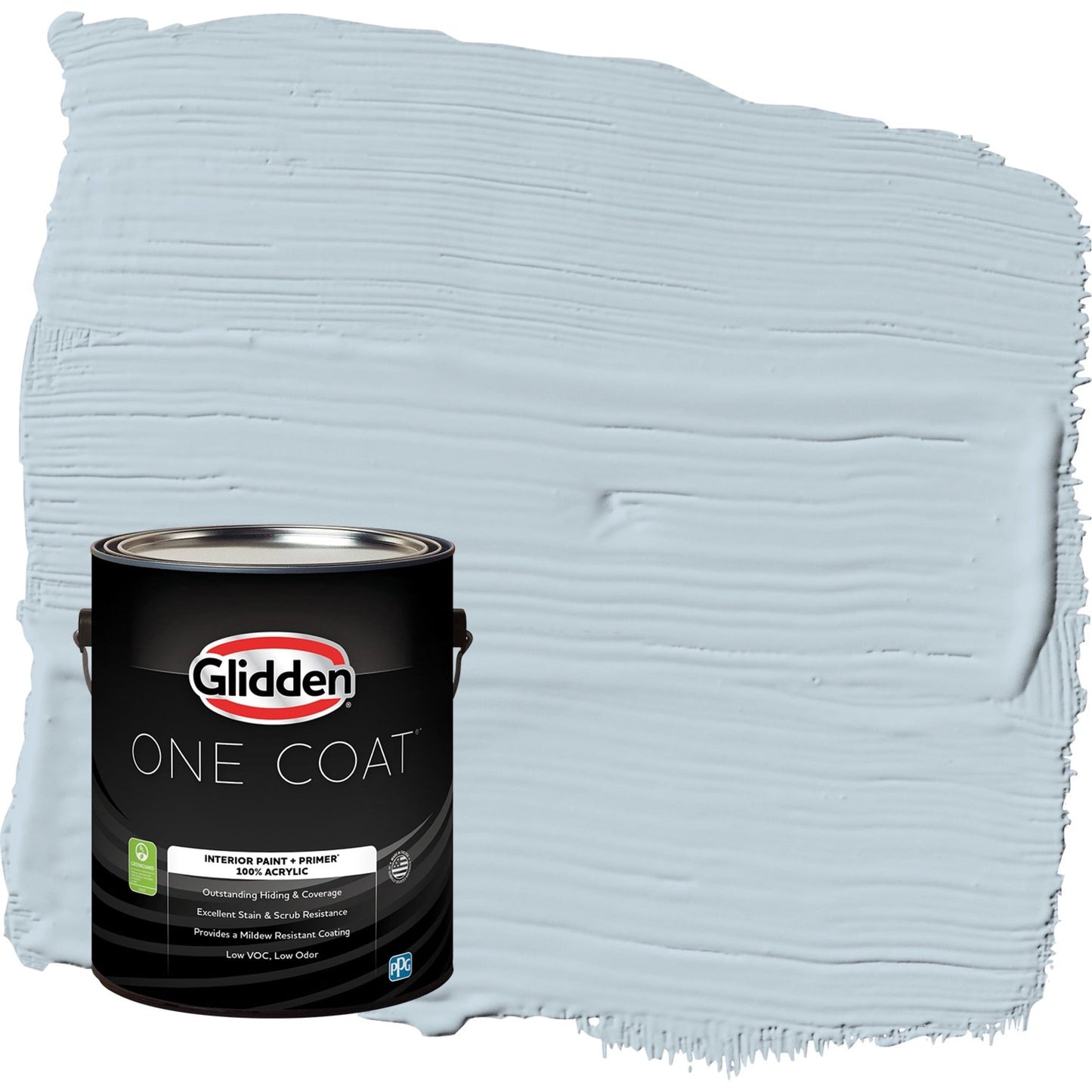 Glidden One Coat Keepsakes / Blue Flat Interior Paint with Primer, 1 Gallon