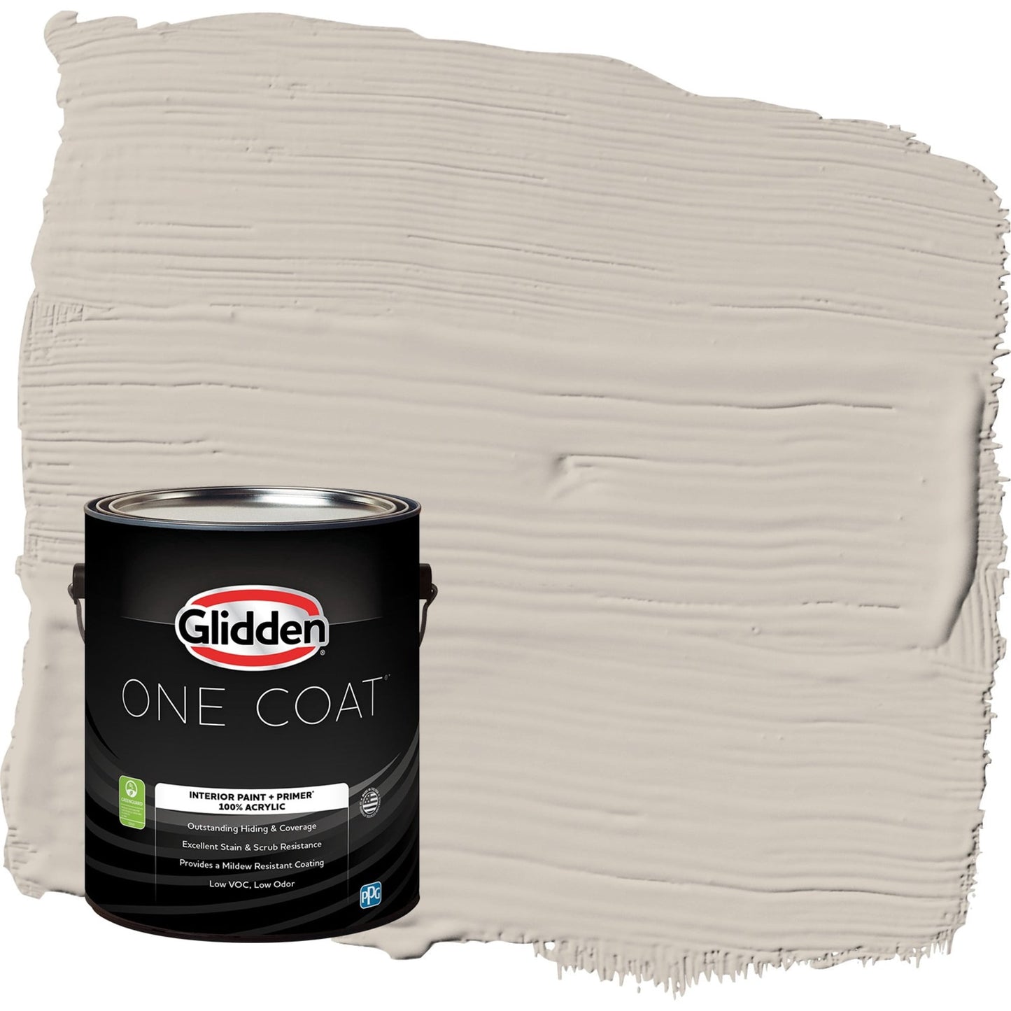 Glidden One Coat Intuitive / Beige Eggshell Interior Paint with Primer, 1 Gallon