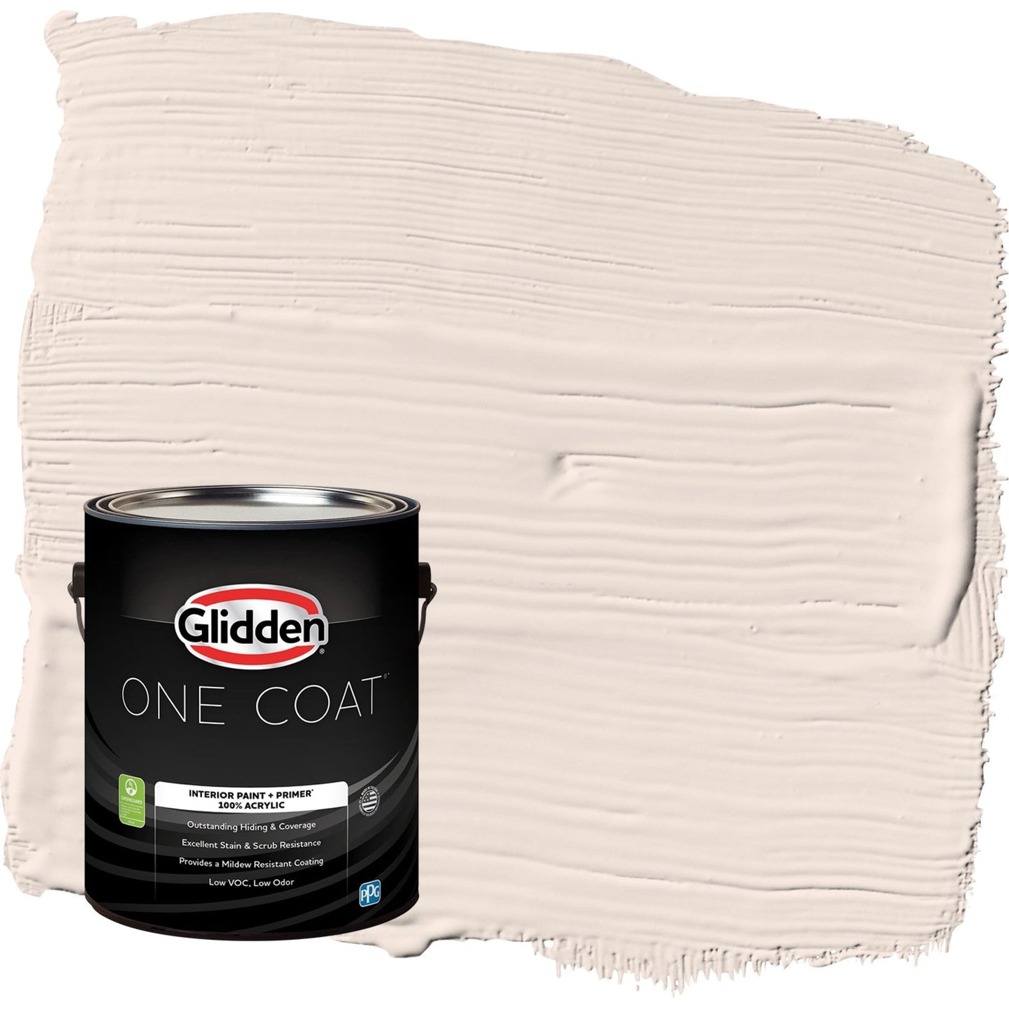 Glidden One Coat Sablewood / Orange Semi-Gloss Interior Paint with Primer, 1 Gallon