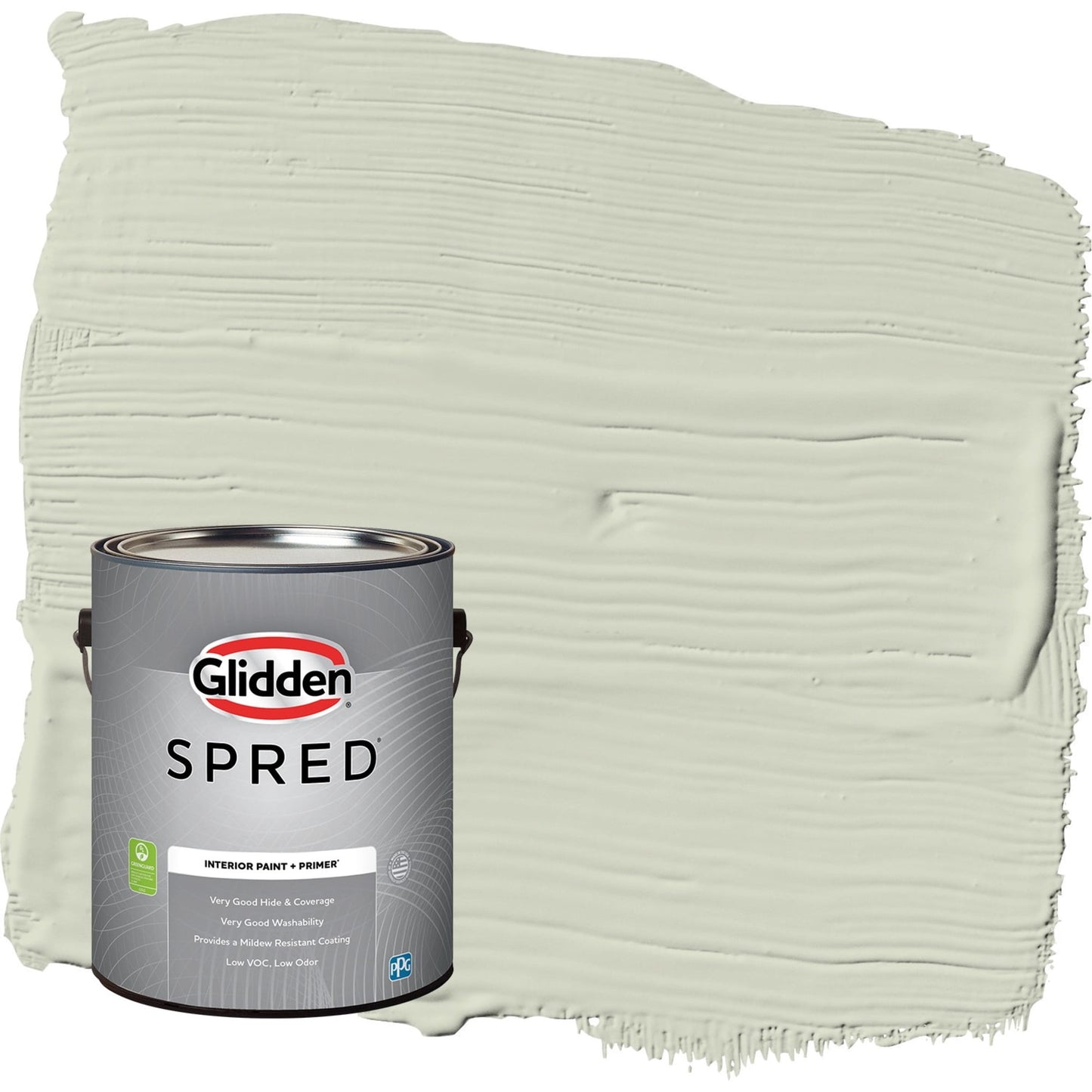 Glidden Spred White Sage / Green, Semi-Gloss Interior Paint with Primer, 1 Gallon
