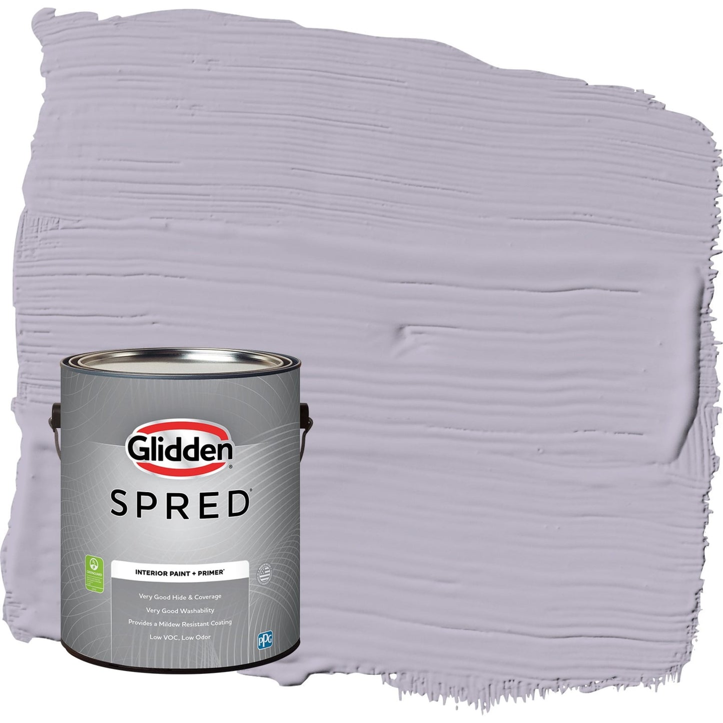 Glidden Spred Cloudberry / Purple, Eggshell Interior Paint with Primer, 1 Gallon