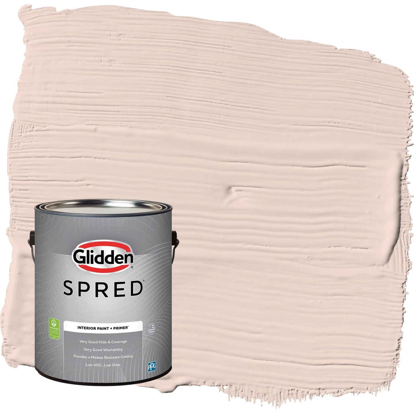 Glidden Spred Boardwalk / Orange, Flat Interior Paint with Primer, 1 Gallon
