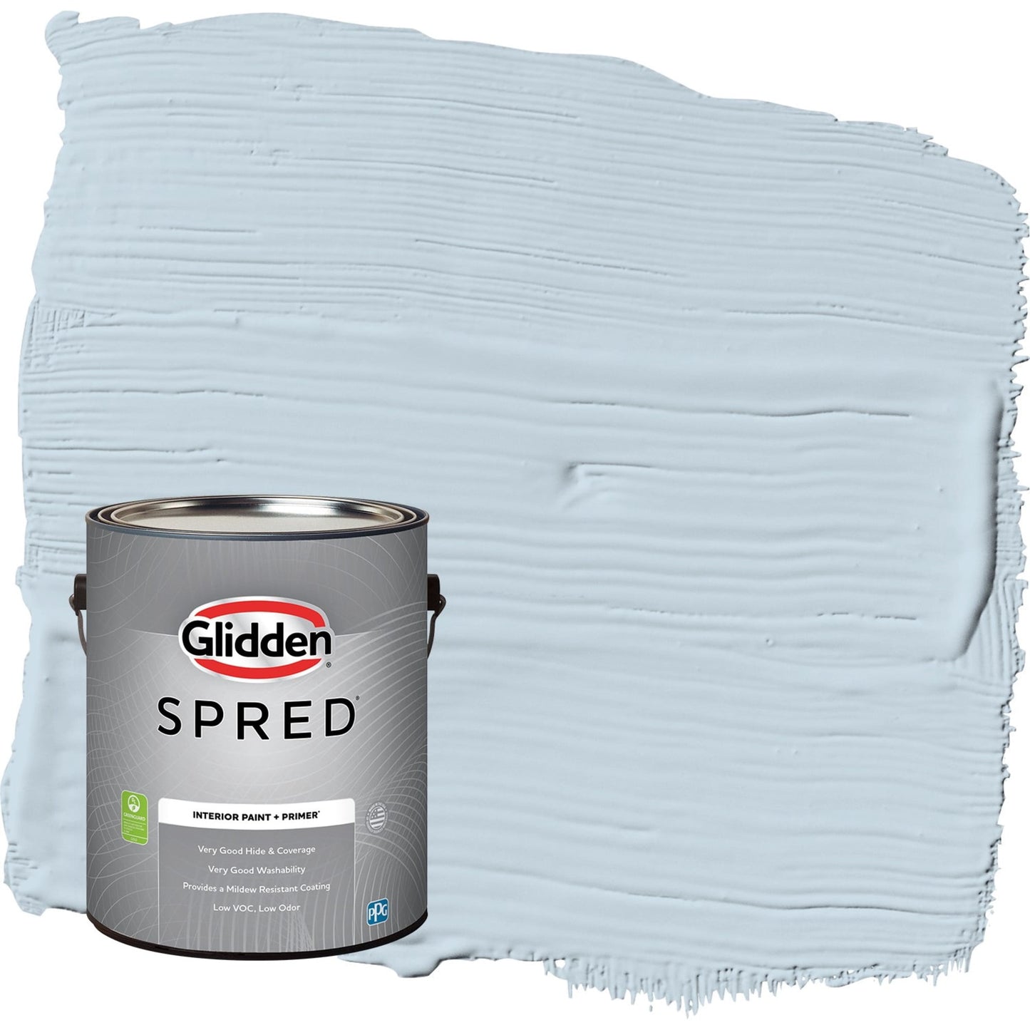 Glidden Spred Calm Sea / Blue, Semi-Gloss Interior Paint with Primer, 1 Gallon