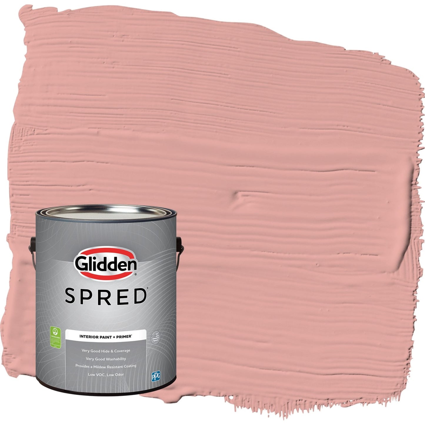 Glidden Spred Coral Cove / Orange, Eggshell Interior Paint with Primer, 1 Gallon