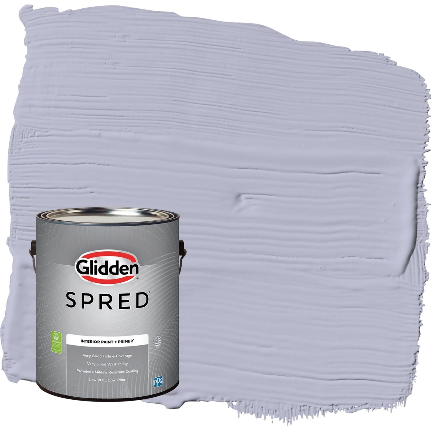 Glidden Spred Cosmic / Purple, Semi-Gloss Interior Paint with Primer, 1 Gallon