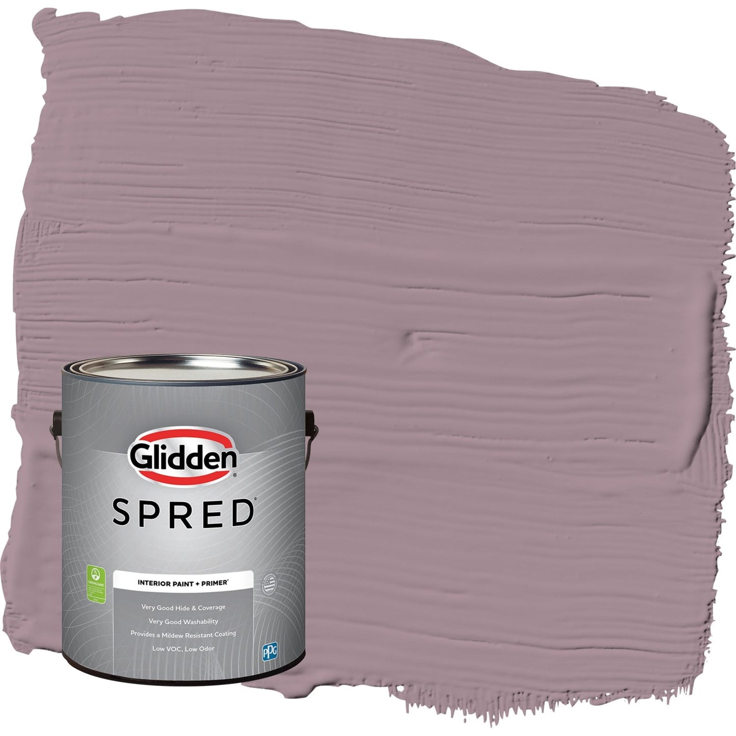 Glidden Spred Gothic Amethyst / Purple, Semi-Gloss Interior Paint with Primer, 1 Gallon