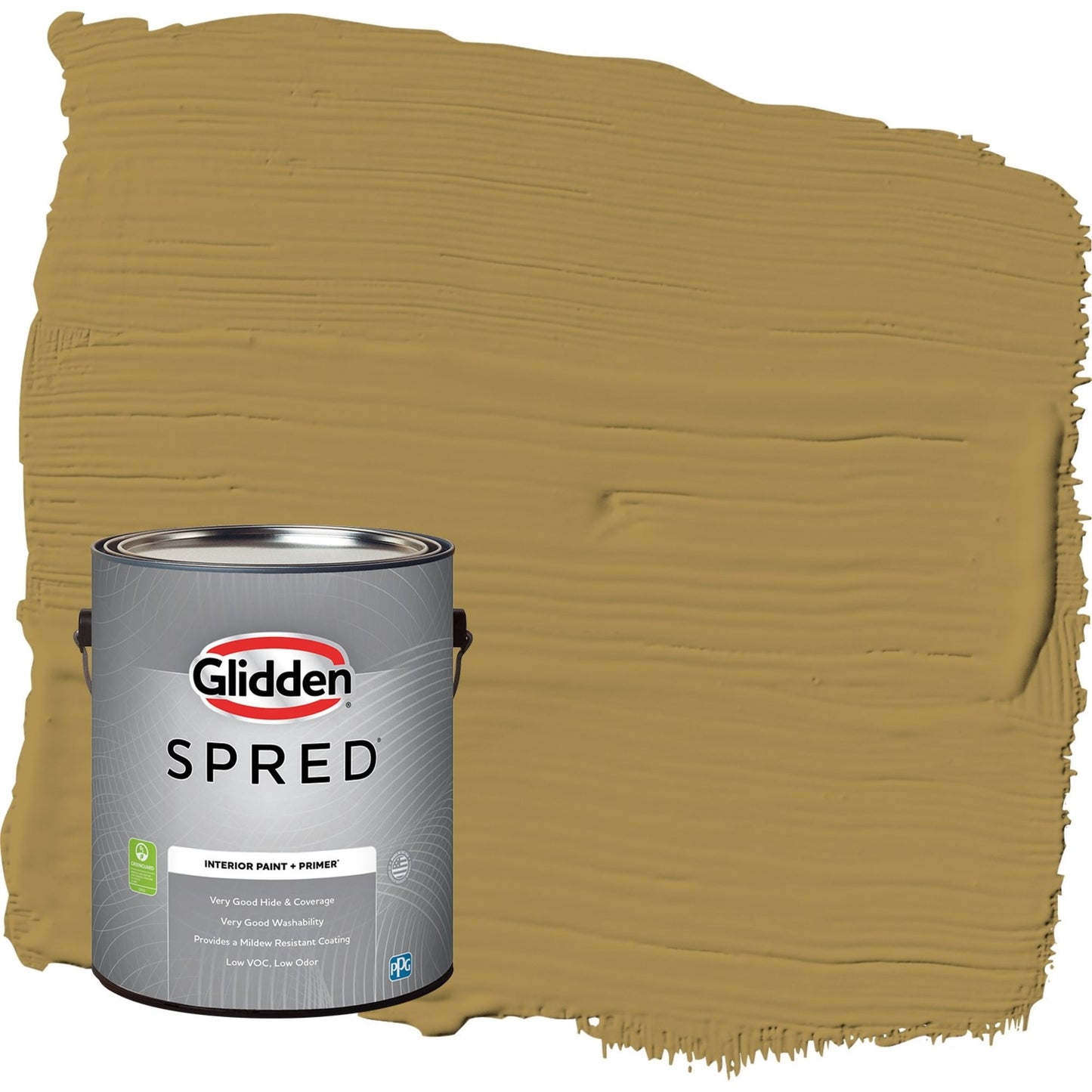 Glidden Spred Graceful Gazelle / Brown, Semi-Gloss Interior Paint with Primer, 1 Gallon