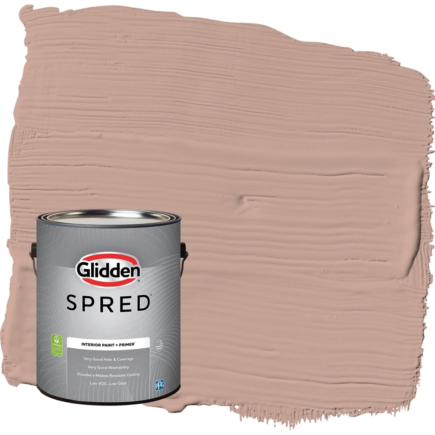 Glidden Spred Just Rosey / Orange, Eggshell Interior Paint with Primer, 1 Gallon