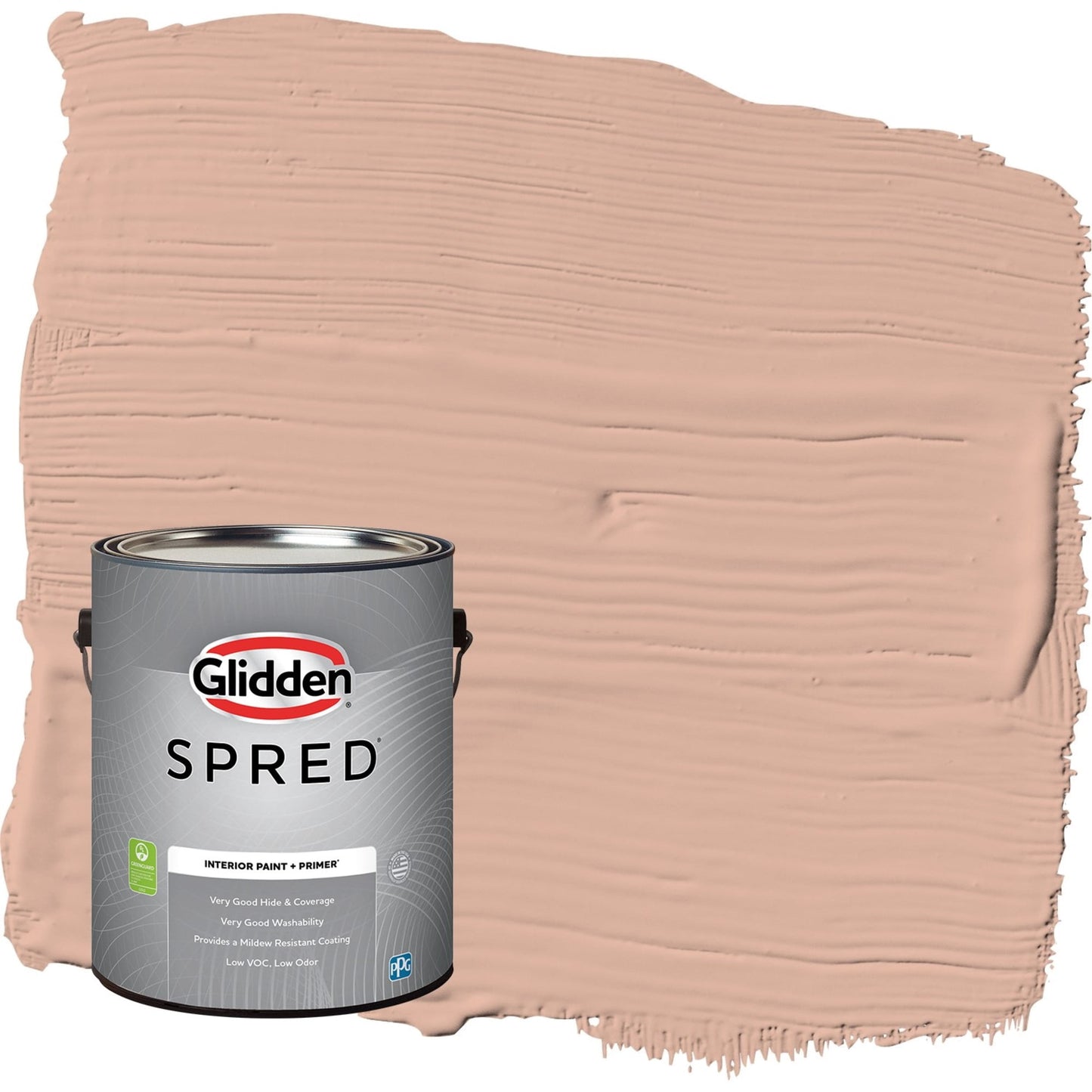 Glidden Spred Lazy Summer / Orange, Semi-Gloss Interior Paint with Primer, 1 Gallon