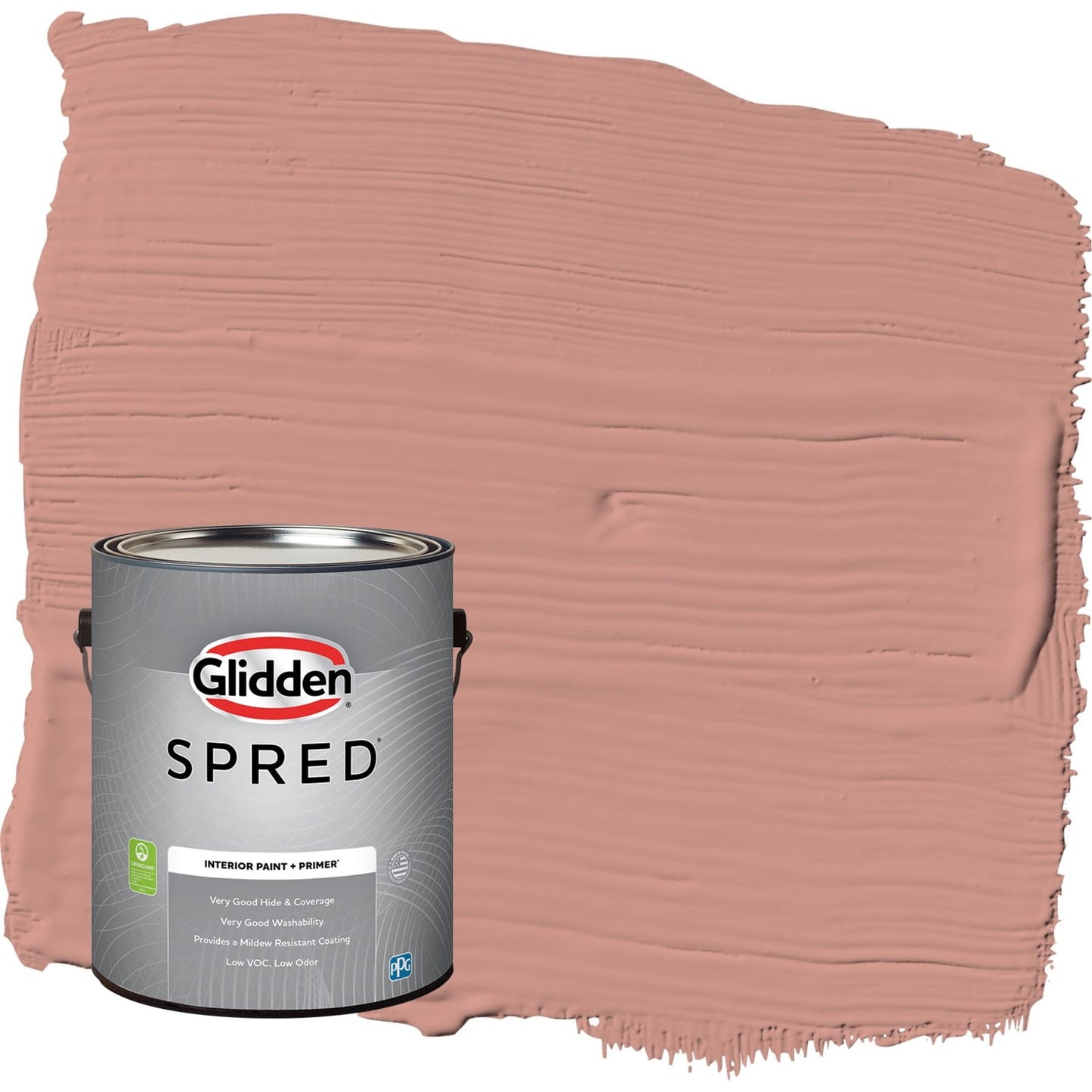 Glidden Spred Long Weekend / Orange, Semi-Gloss Interior Paint with Primer, 1 Gallon