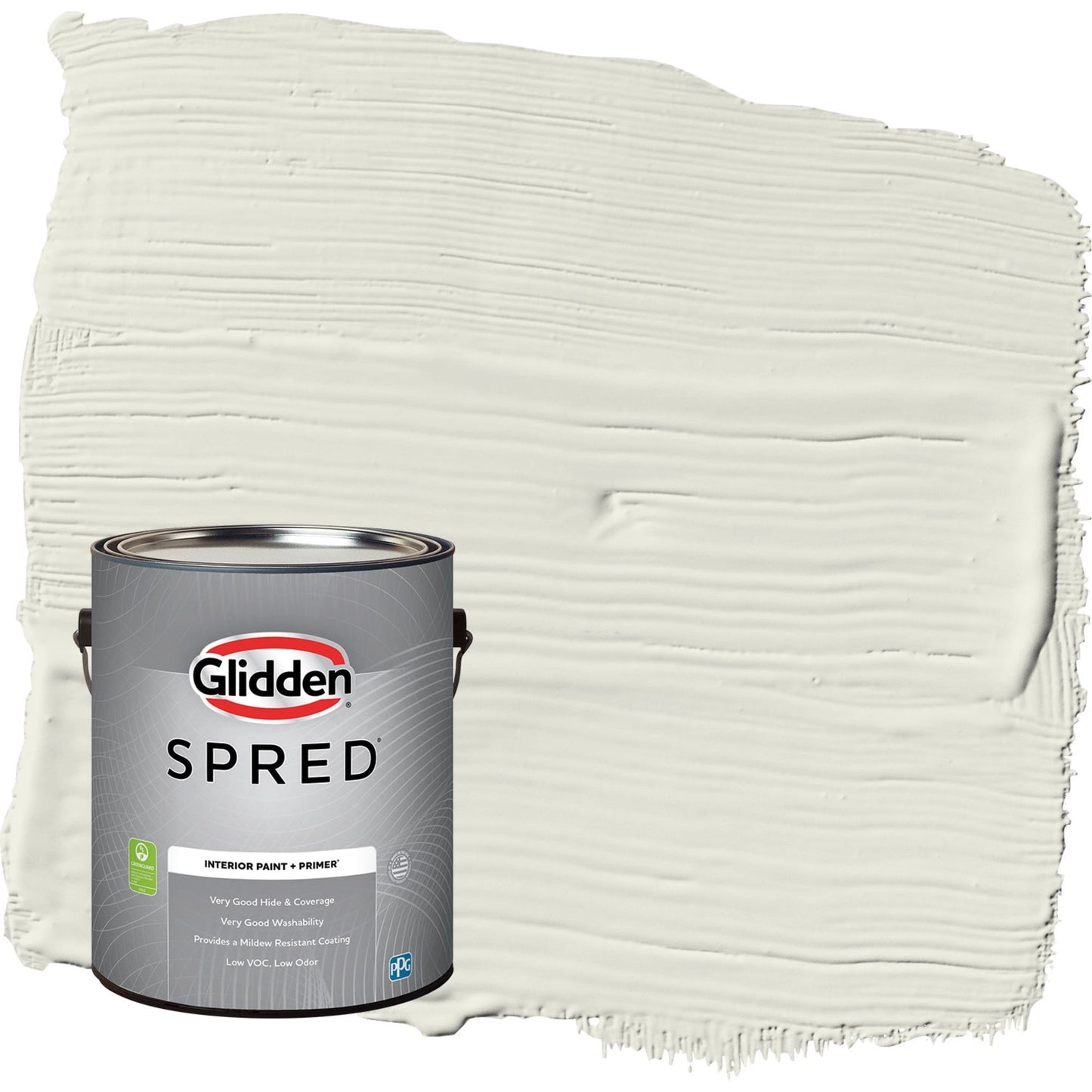 Glidden Spred Rain Cloud / Green, Flat Interior Paint with Primer, 1 Gallon