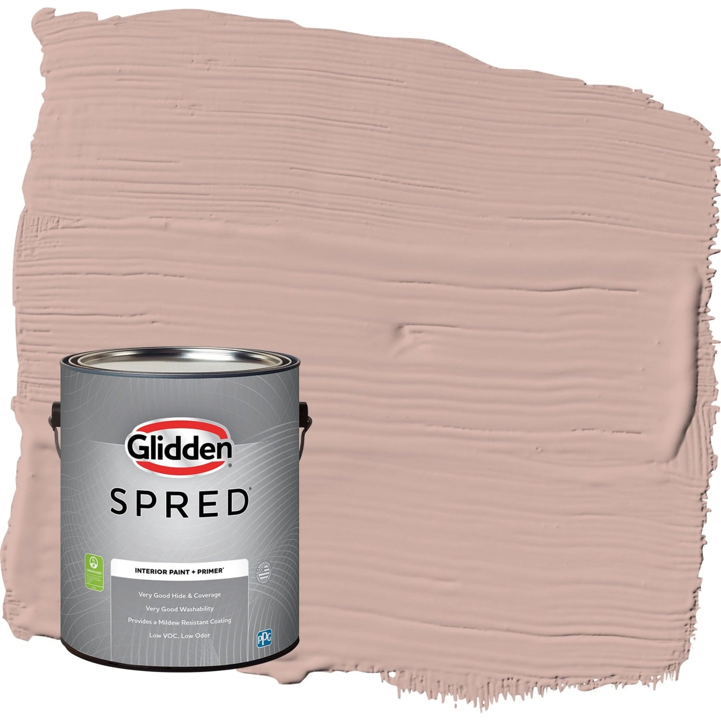 Glidden Spred Velveteen Crush / Pink, Semi-Gloss Interior Paint with Primer, 1 Gallon