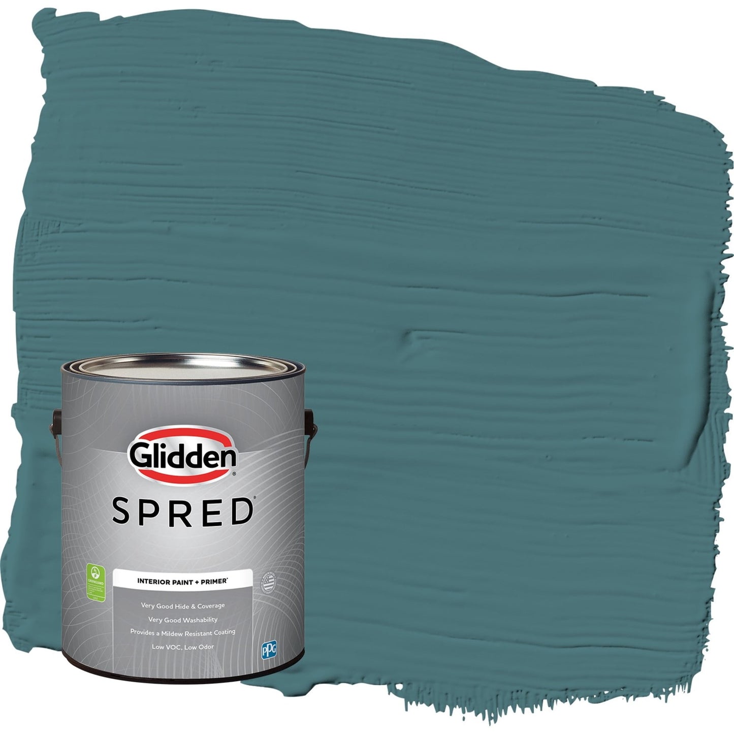 Glidden Spred Vining Ivy / Green, Semi-Gloss Interior Paint with Primer, 1 Gallon