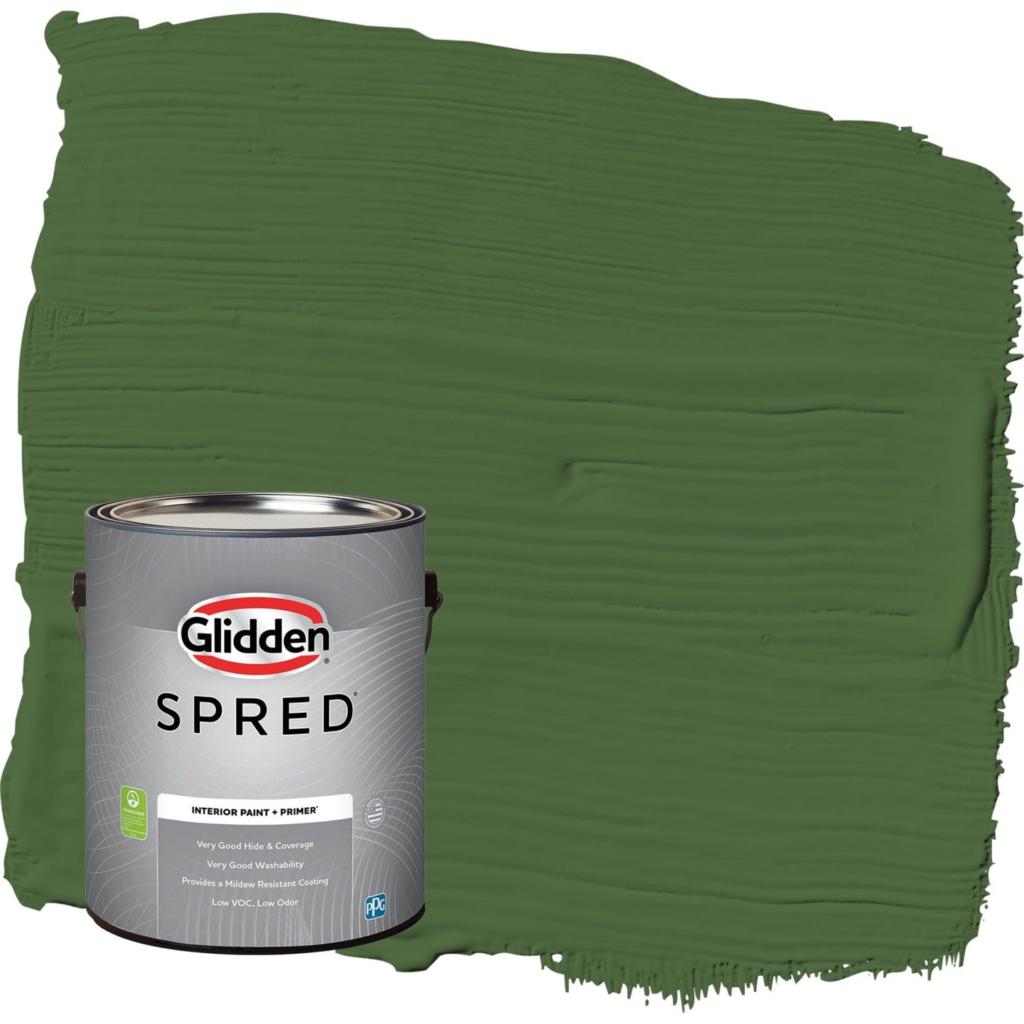 Glidden Spred Mountain Forest / Green, Eggshell Interior Paint with Primer, 1 Gallon