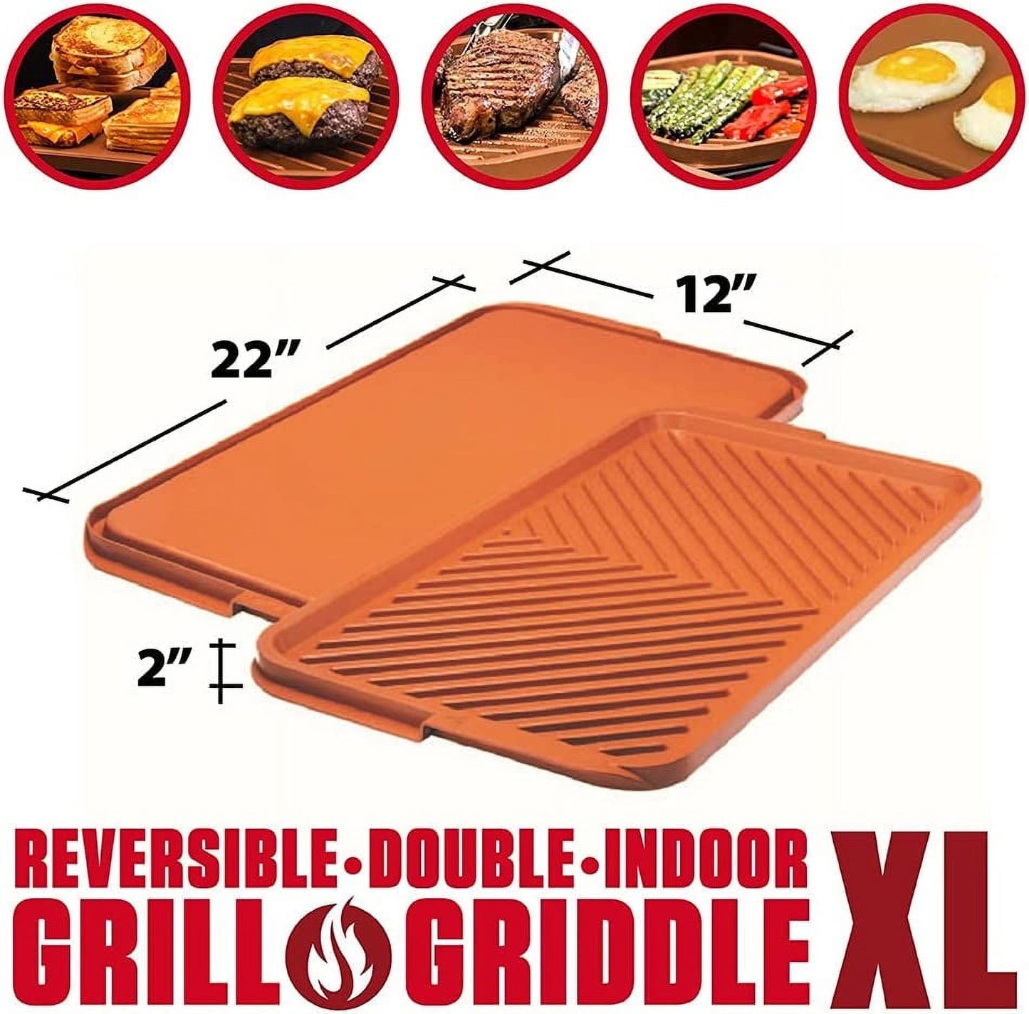Gotham Steel Diamond Double Grill