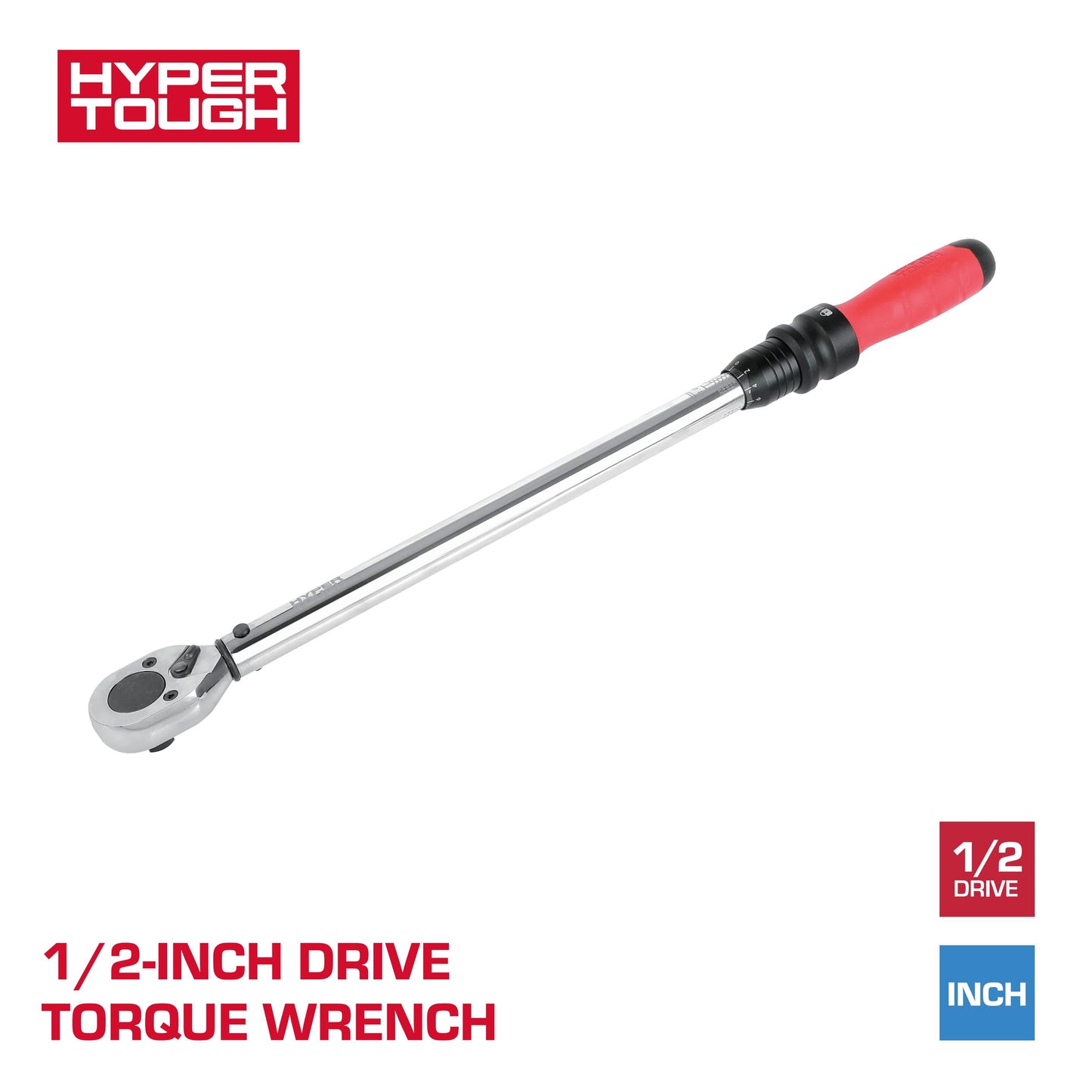 Hyper Tough 1/2-inch Heavy-Duty Torque Wrench, 50-250 ft-lbs