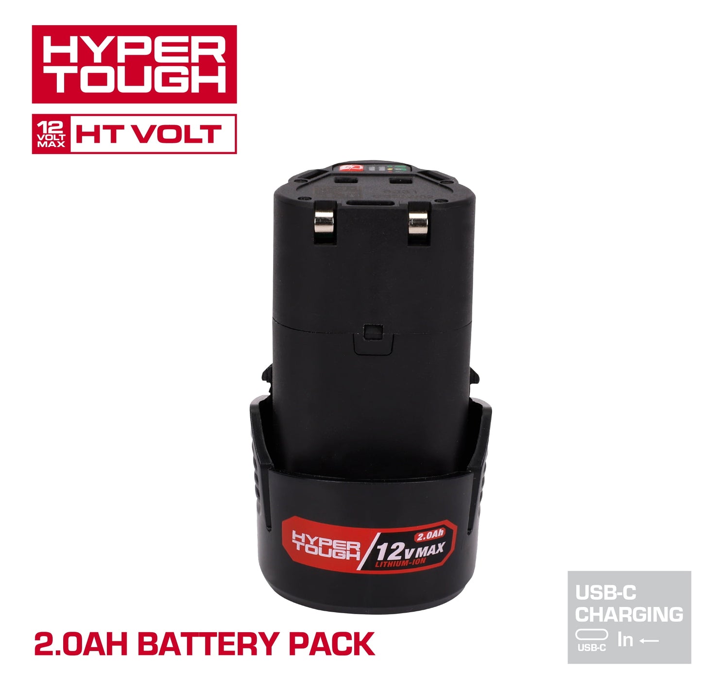 Hyper Tough 12V Â Lithium-Ion 2.0Ah Rechargeable Battery