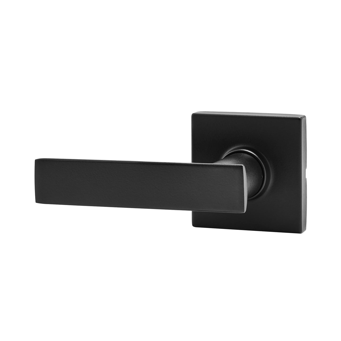 Hyper Tough Passage Hall & Closet Blade Door Lever, Matte Black