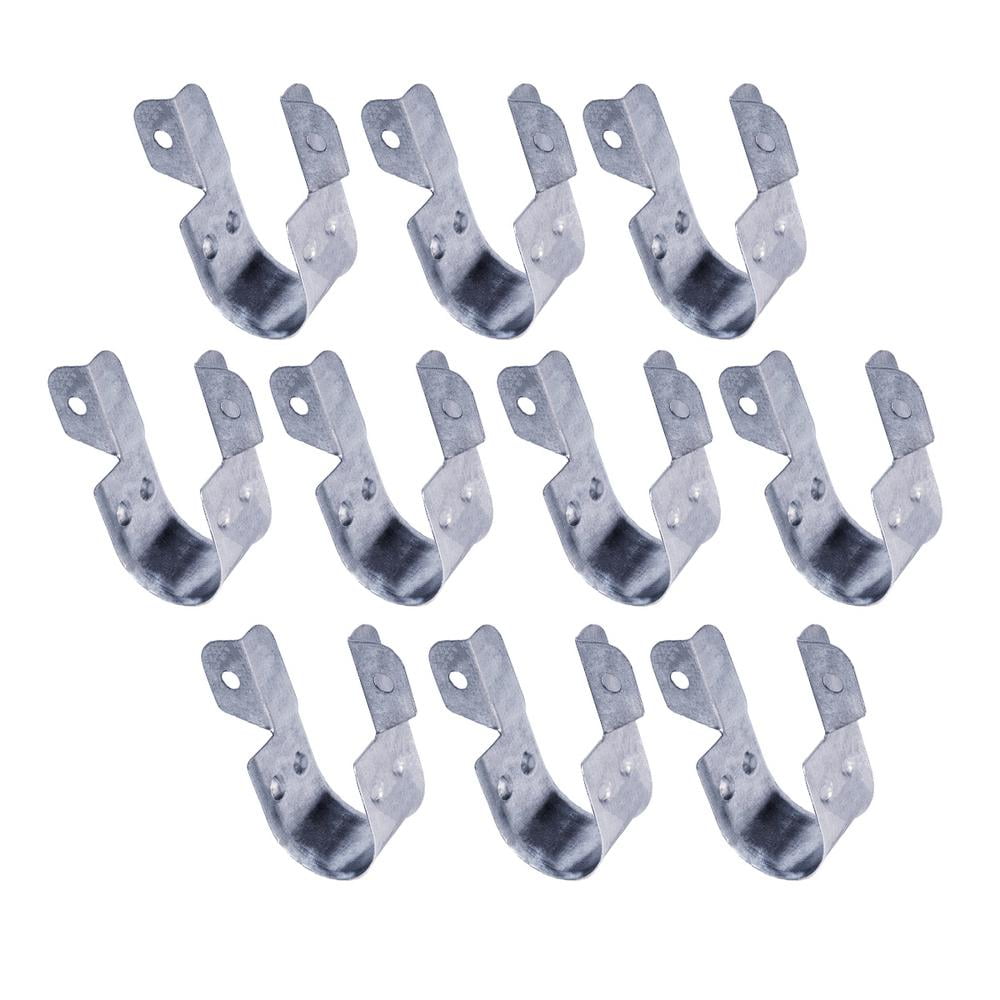 Highcraft 2 in. CPVC Side Mount Pipe Strap in Galvanized Steel (10-Pack)