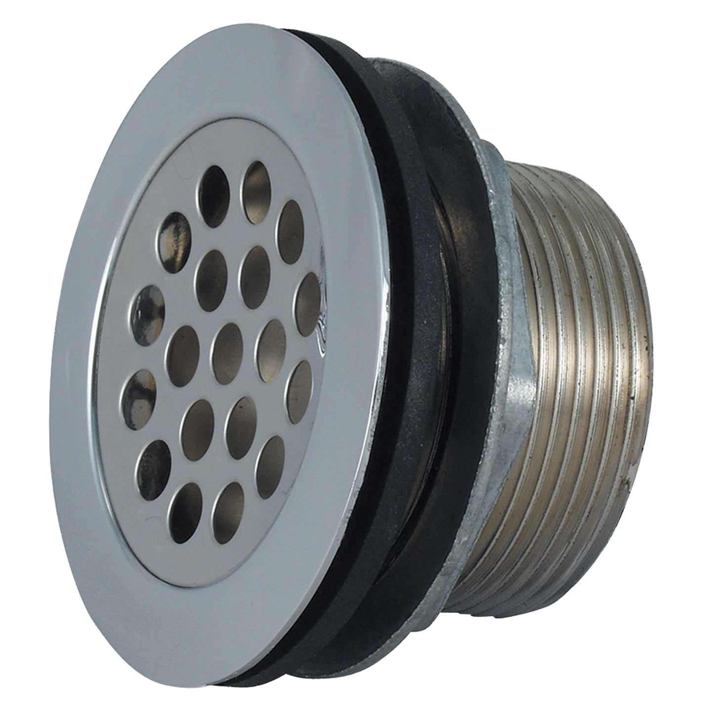 JR Products 9495-211-022 Shower Strainer with Rubber and Plastic Washer