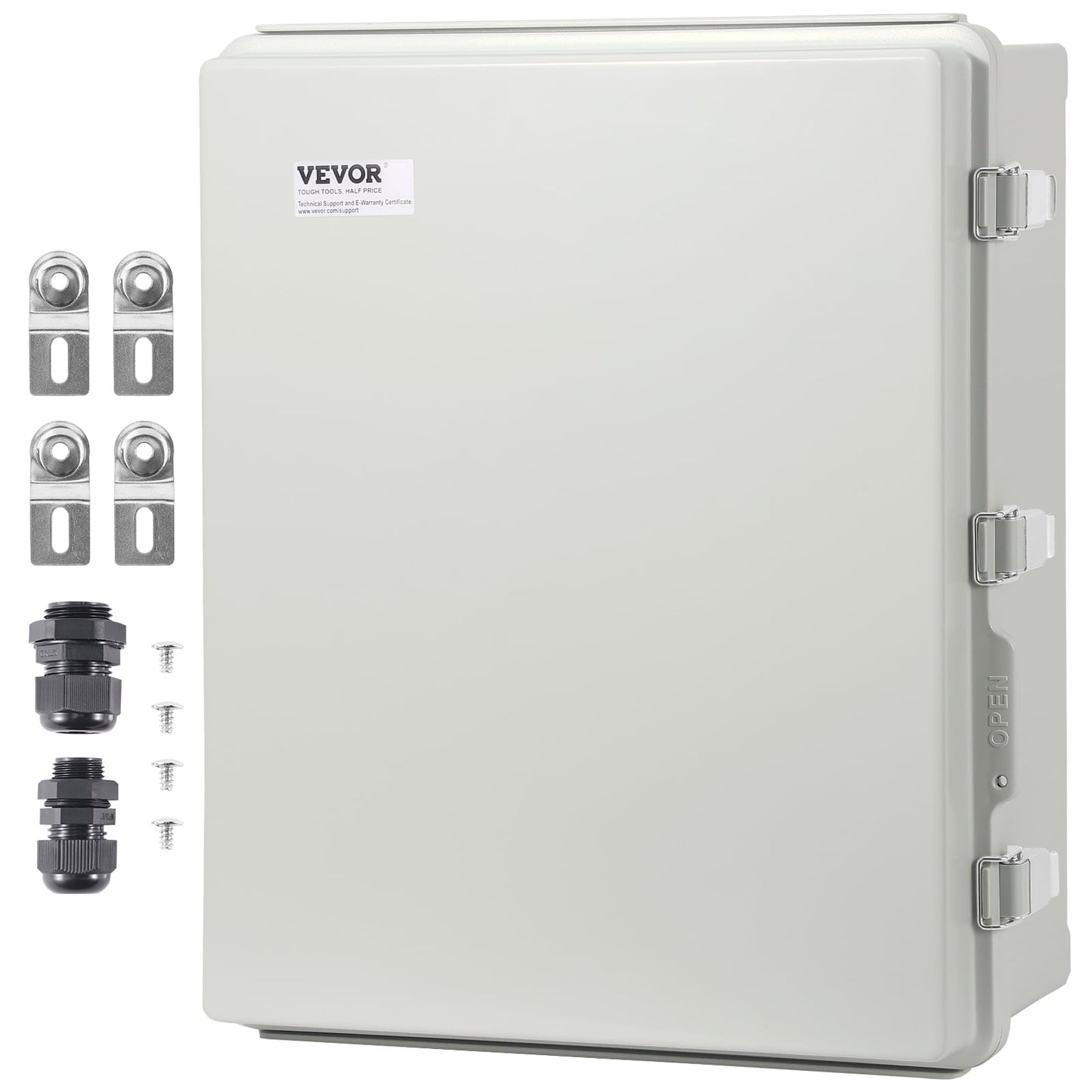 KFFKFF 20.87x16.92x7.87 in Outdoor Junction Box ABS Plastic Electrical Enclosure