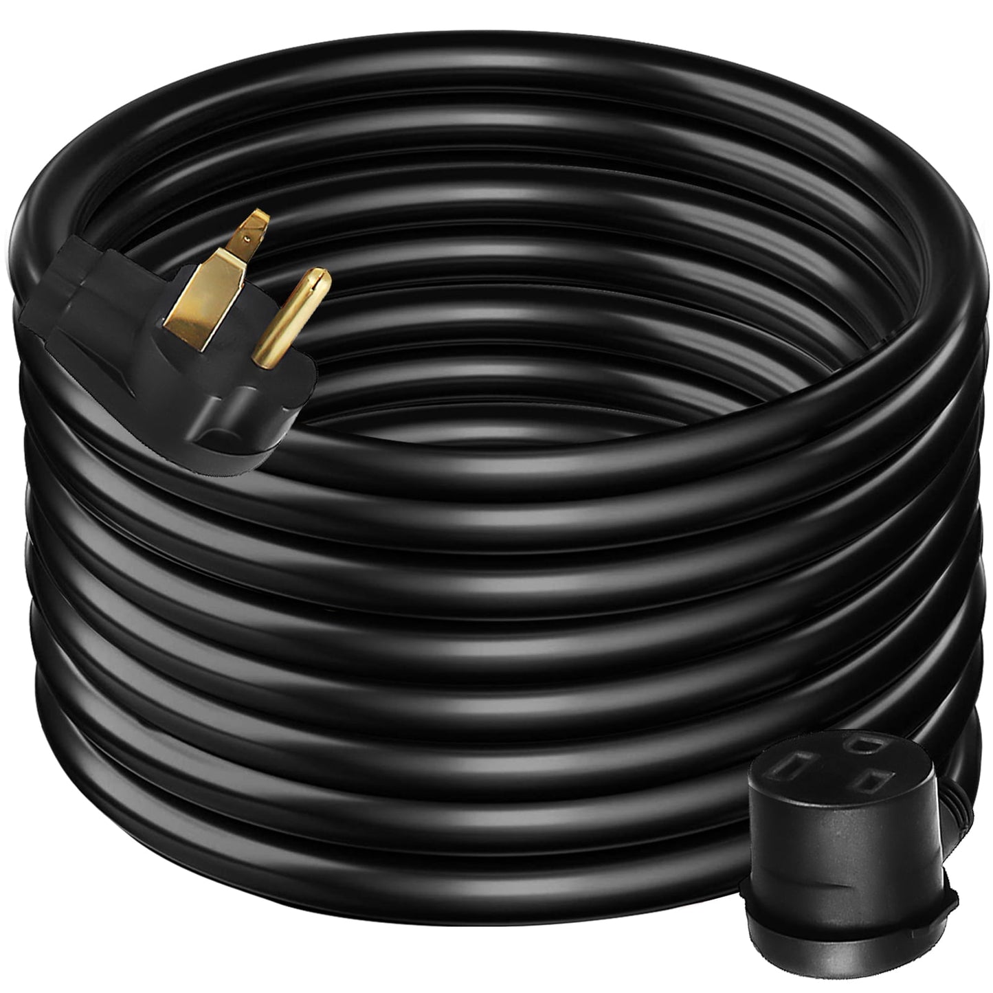 KFFKFF Welder Extension Cable, 50ft - Suitable for MIG, TIG, Plasma Welding, 30A Capacity, Complies with UL Standards