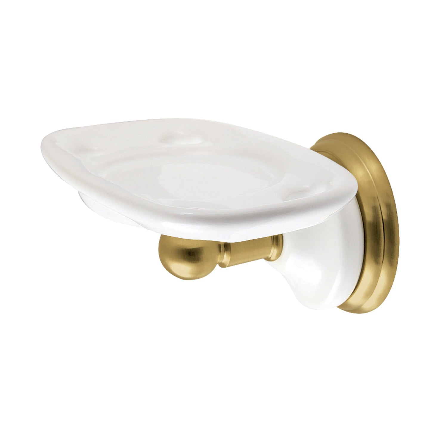 Kingston Brass BA1116BB Toothbrush and Tumbler Holder in Brushed Brass