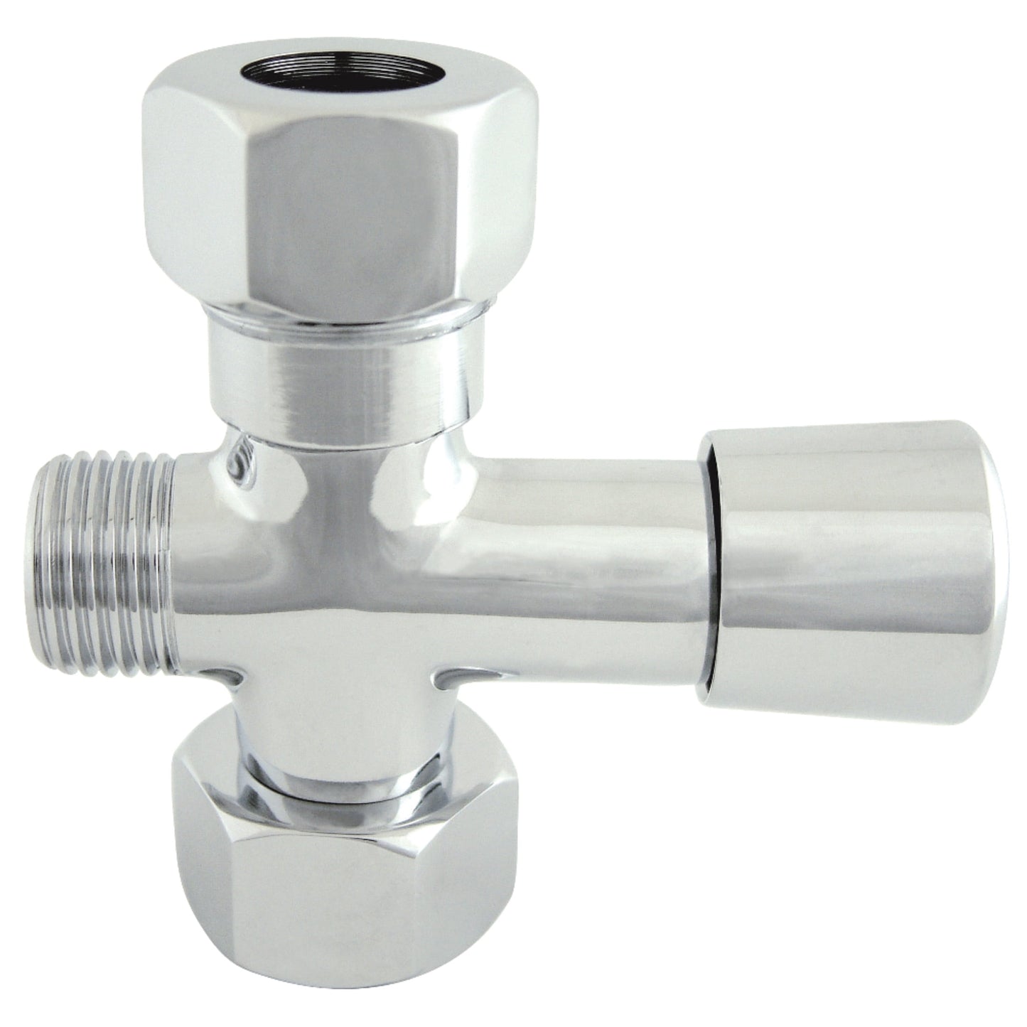 Kingston Brass ABT1060-1 Vintage Shower Arm Diverter in Polished Chrome