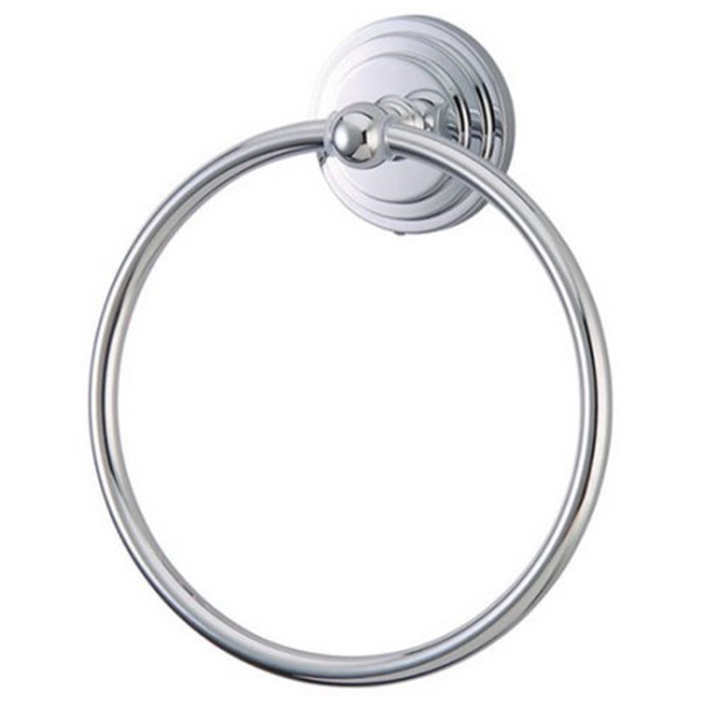 Kingston Brass BA2714C Milano 6-1/8" Wall Mounted Towel Ring - Chrome
