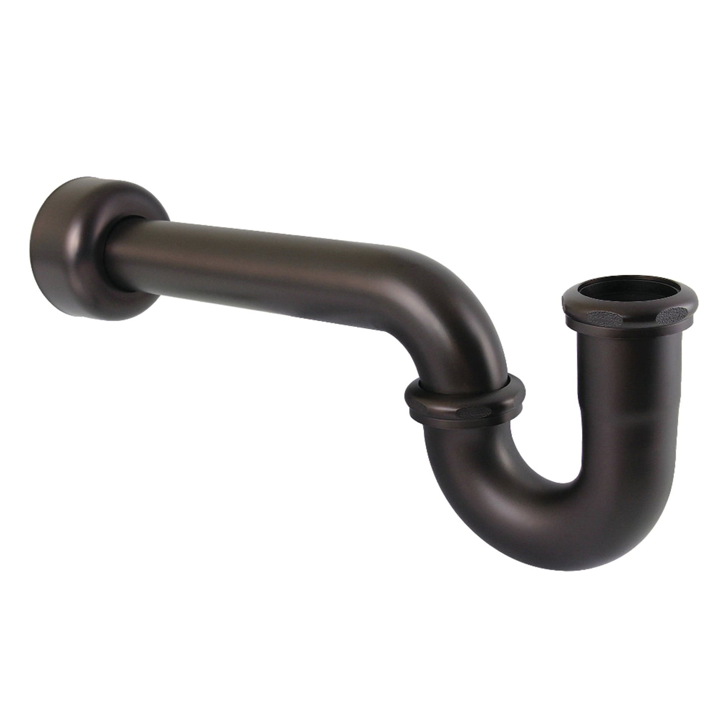Kingston Brass CC4125 1-1/2" P-Trap with Box Flange, 13-1/16" Length, 18 Gauge, Oil Rubbed Bronze