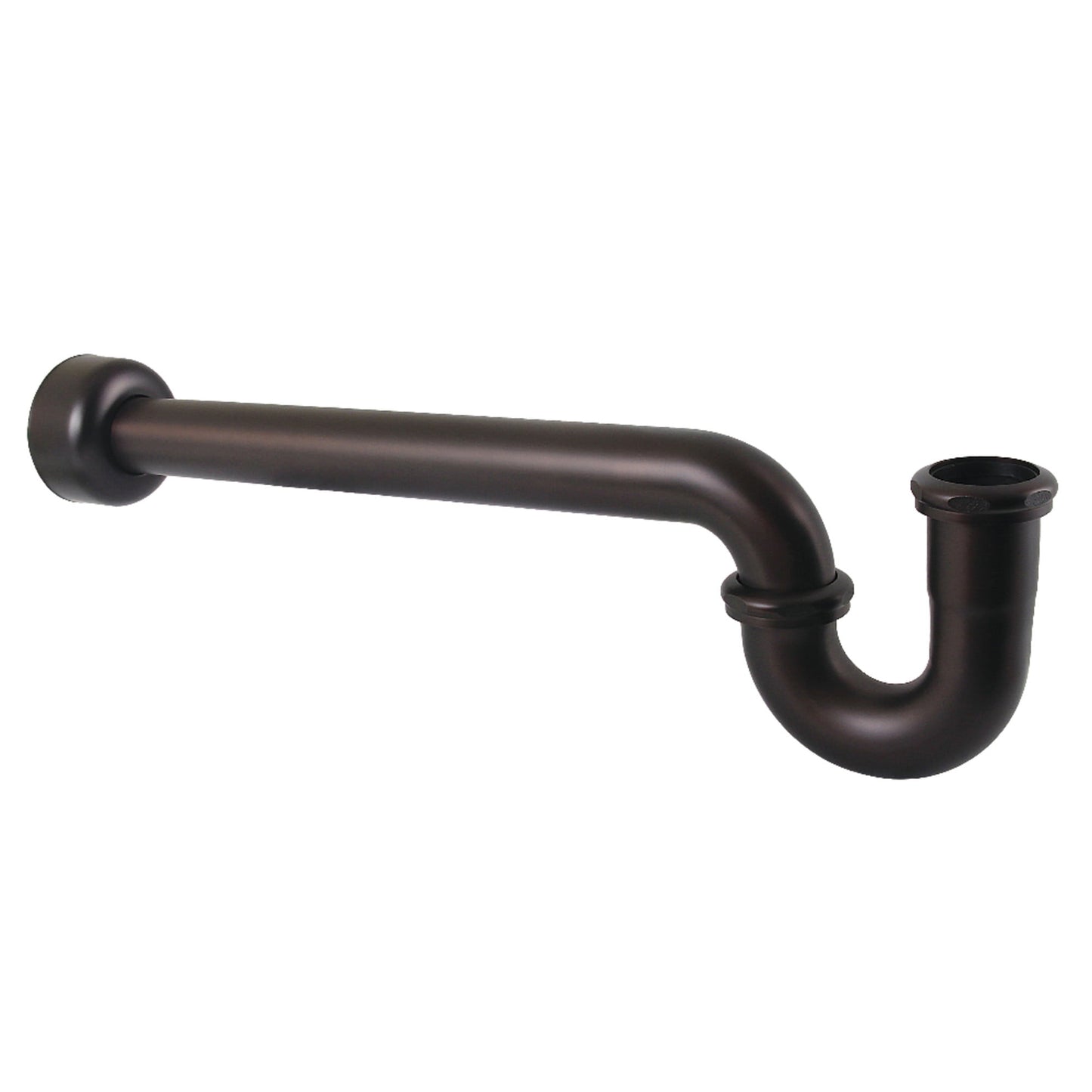 Kingston Brass CC6245 1-1/4" (or 1-1/2") x 1-1/2" P-Trap with Box Flange, 19" Length, 18 Gauge, Oil Rubbed Bronze