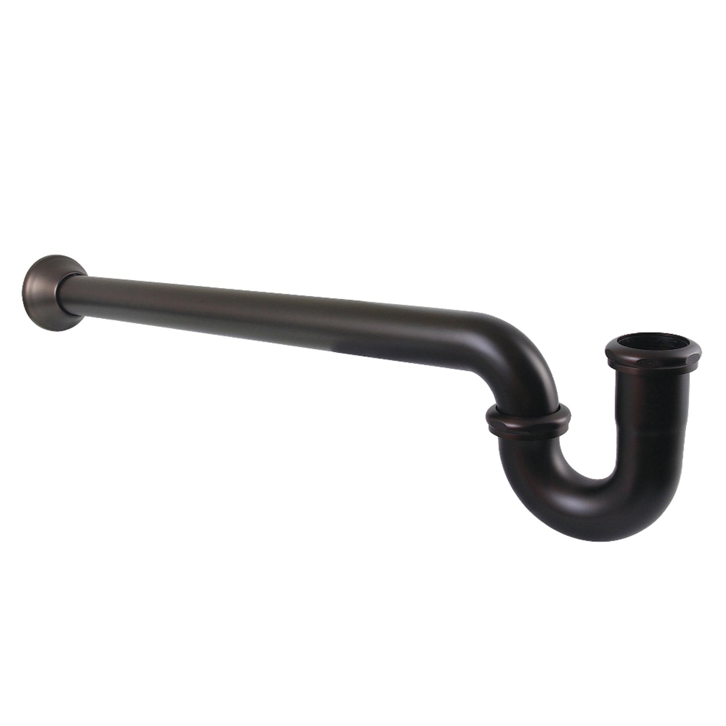 Kingston Brass CC7125 1-1/2" P-Trap with Bell Flange, 24" Length, 18 Gauge, Oil Rubbed Bronze