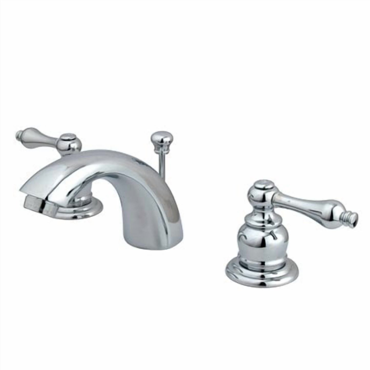 Kingston Brass GKB941AL Mini-Widespread Bathroom Faucet, Polished Chrome