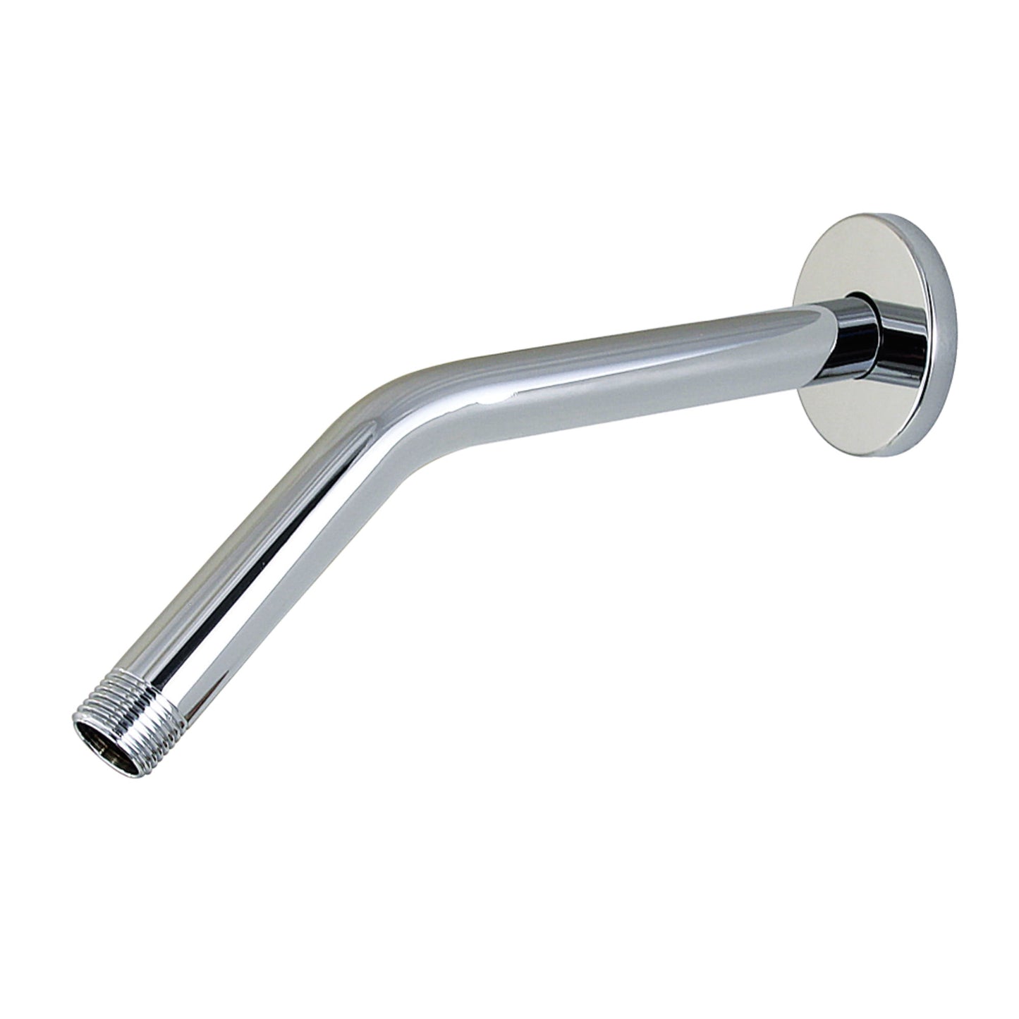 Kingston Brass K162R1 Shower Scape 10" Shower Arm with Round Flange, Polished Chrome
