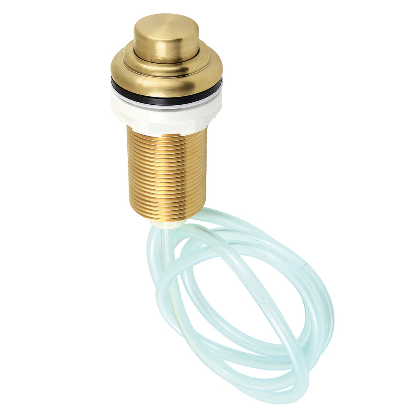 Kingston Brass KAT217 Trimscape Garbage Disposal Air Switch Button in Brushed Brass