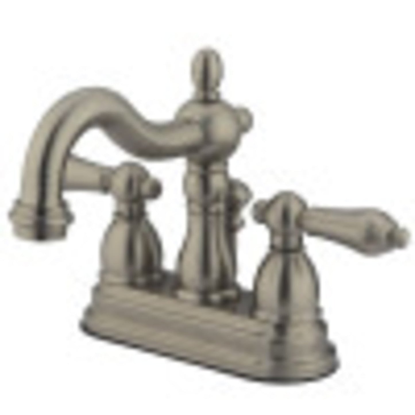Kingston Brass KB1602ALB 4 in. Centerset Bathroom Faucet, Polished Brass