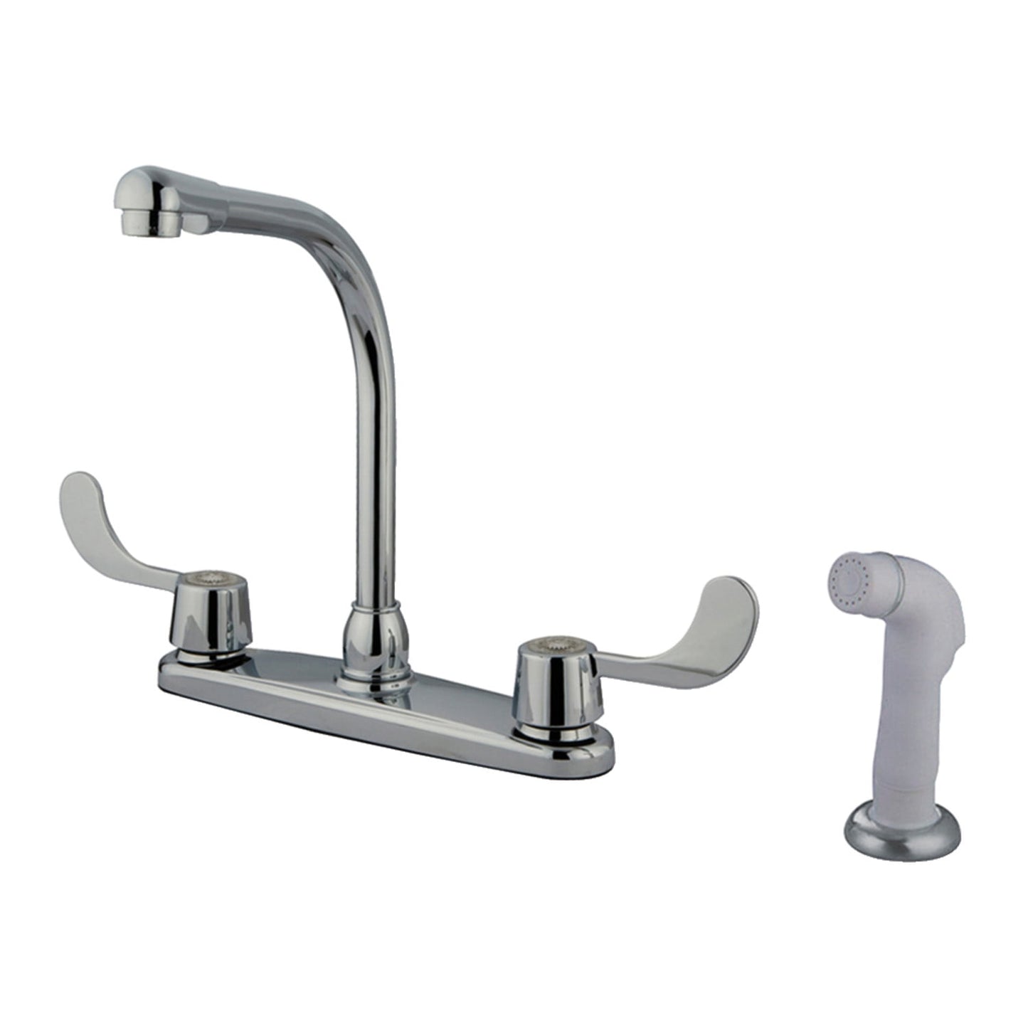 Kingston Brass KB762 8-Inch Centerset Kitchen Faucet, Polished Chrome