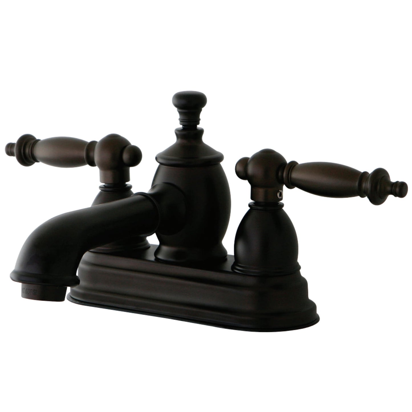 Kingston Brass KS7005TL Templeton 4 in. Centerset Bathroom Faucet, Oil Rubbed Bronze