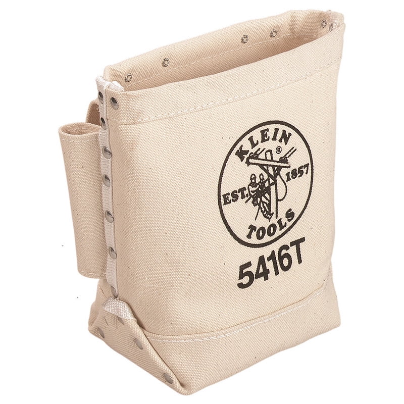 Tool Bag, 5416T Bull-Pin and Bolt Bag, Tunnel Loop, Canvas, 5 x 10 x 9-Inch, 1 Each