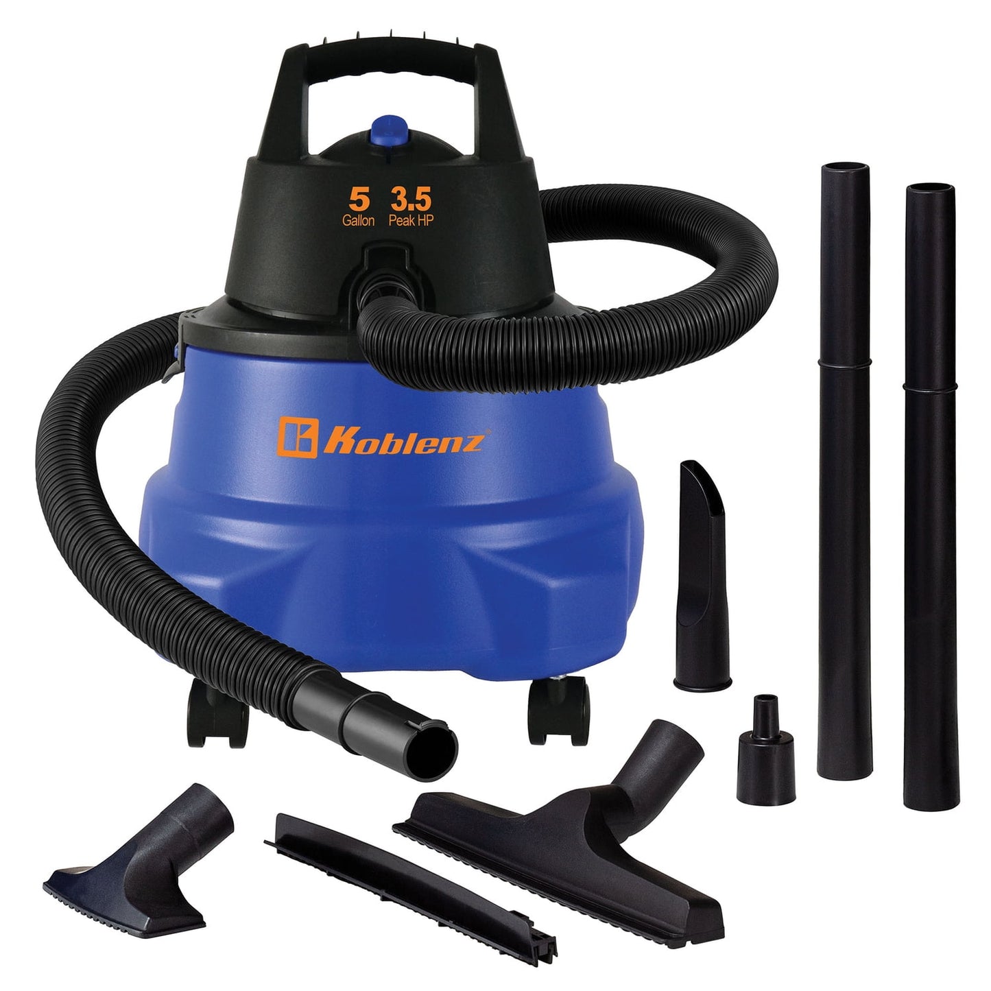 Koblenz WD-5MA Wd-5 Ma Koblenz 5-gal. Portable Wet/dry Vacuum With Blower, Black And Blue, Wd-5 Ma