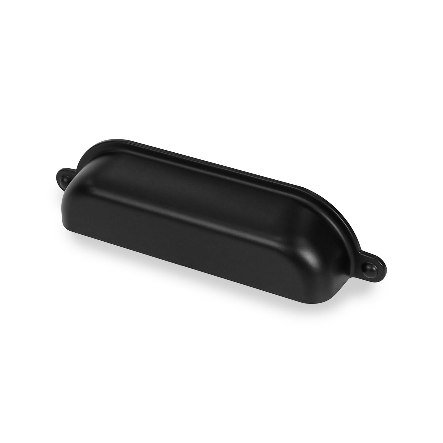 Lumi Home Furnishings Drawer Pull Vintage Library 3.75" Matte Black 8-Pack