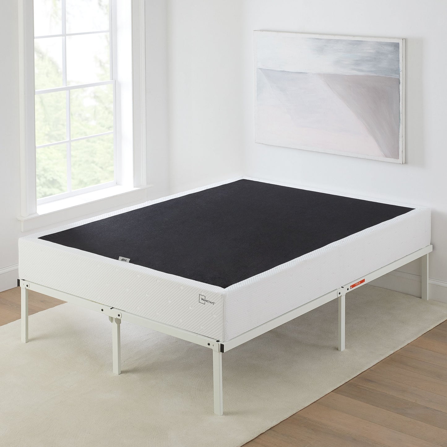 Mainstays 9" Full High Profile Easy Assembly Smart Metal Box Spring