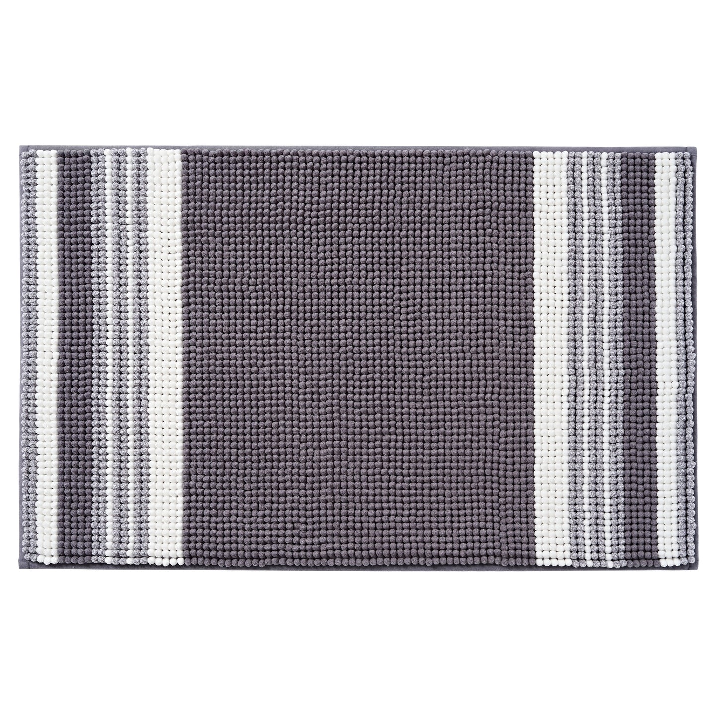 Mainstays Performance Foam Noodle Bath Rugs, 20"x32" Grey