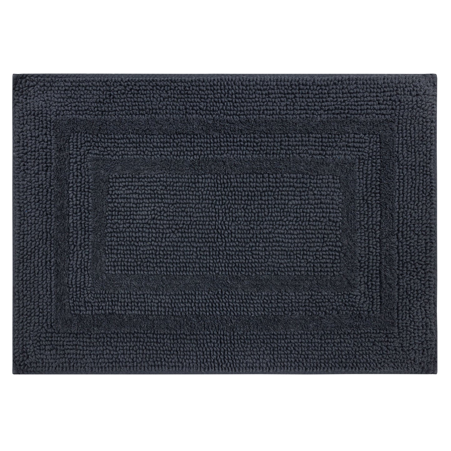 Mohawk Cotton Bath Mat Soft Absorbent Quick Dry Machine Washable Bathroom Mat, Charcoal, 27" x 45"