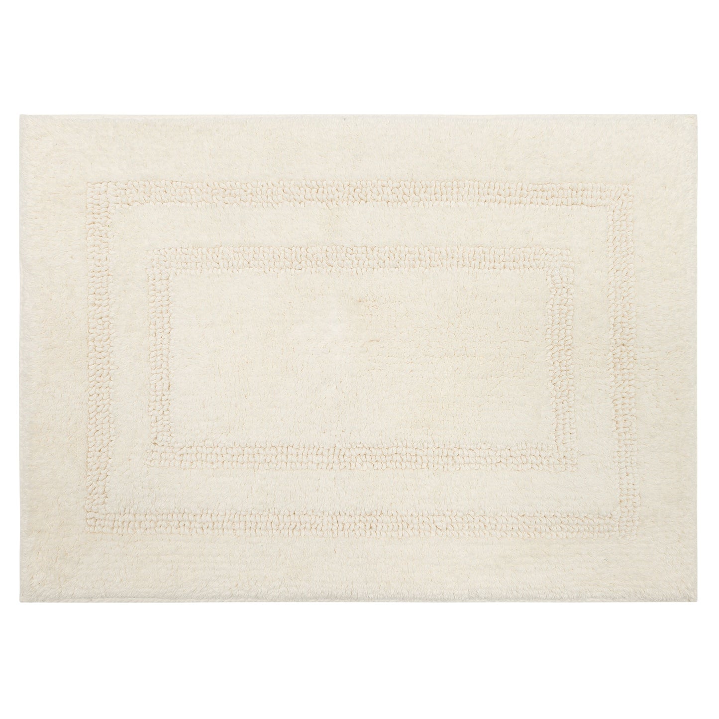 Mohawk Cotton Bath Mat Soft Absorbent Quick Dry Machine Washable Bathroom Mat, Natural, 17" x 24"