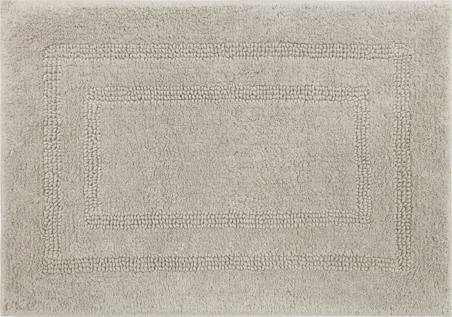 Mohawk Cotton Bath Mat Soft Absorbent Quick Dry Machine Washable Bathroom Mat, Silver, 17" x 24"