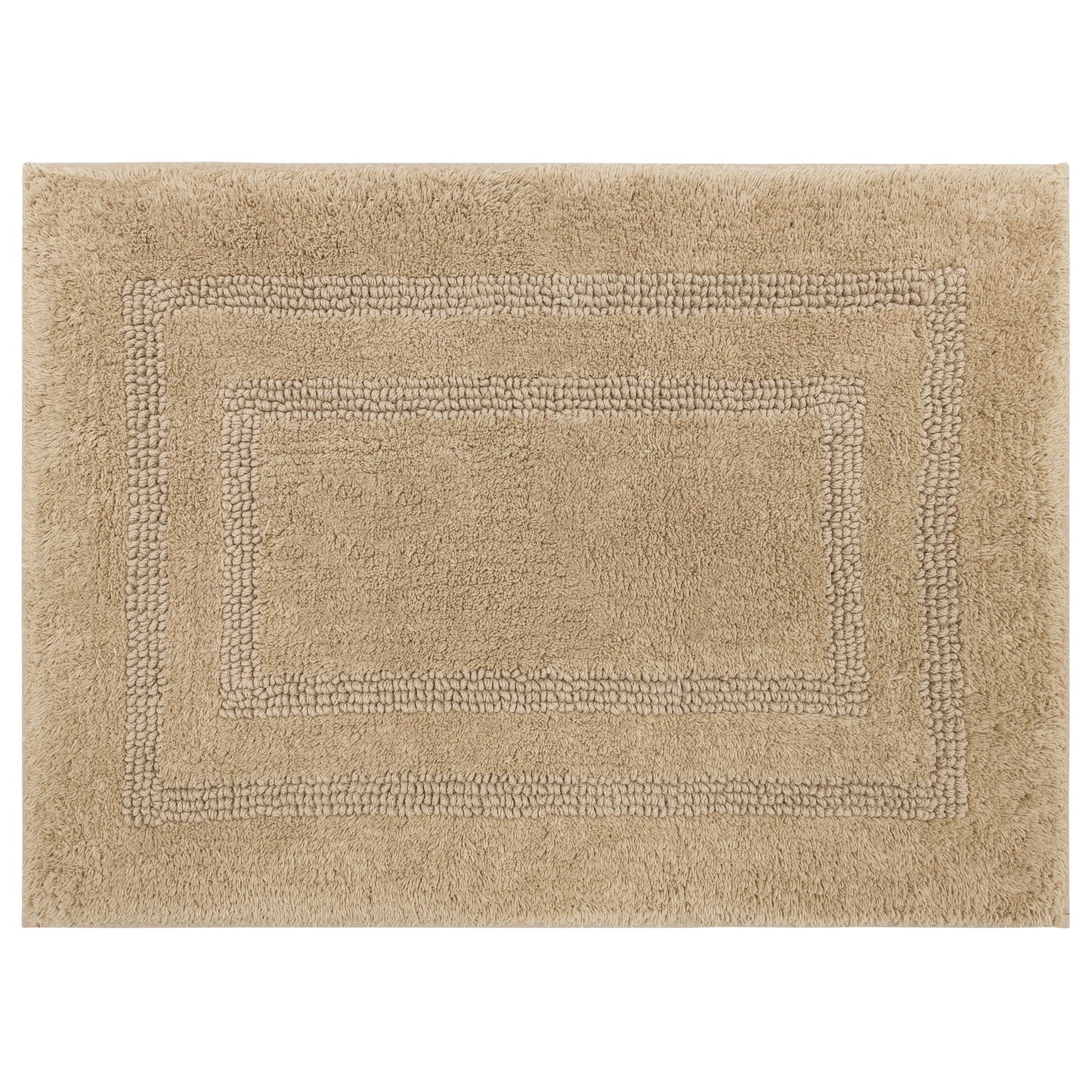Mohawk Cotton Bath Mat Soft Absorbent Quick Dry Machine Washable Bathroom Mat, Taupe, 27" x 45"