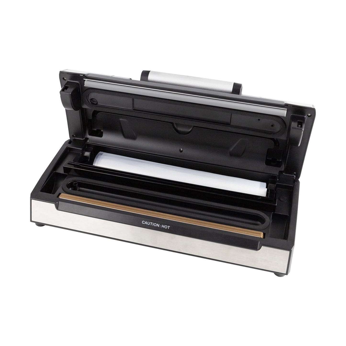 Nesco Professional Vacuum Sealer Machine, Powerful Multi-Mode Food Sealer With Accessory Port for Jars/Canisters, Built-In Roll Storage, Includes (2) 10 ft Rolls & (10) Pre-Cut Bags, For Pantry Storage & Meal Prep