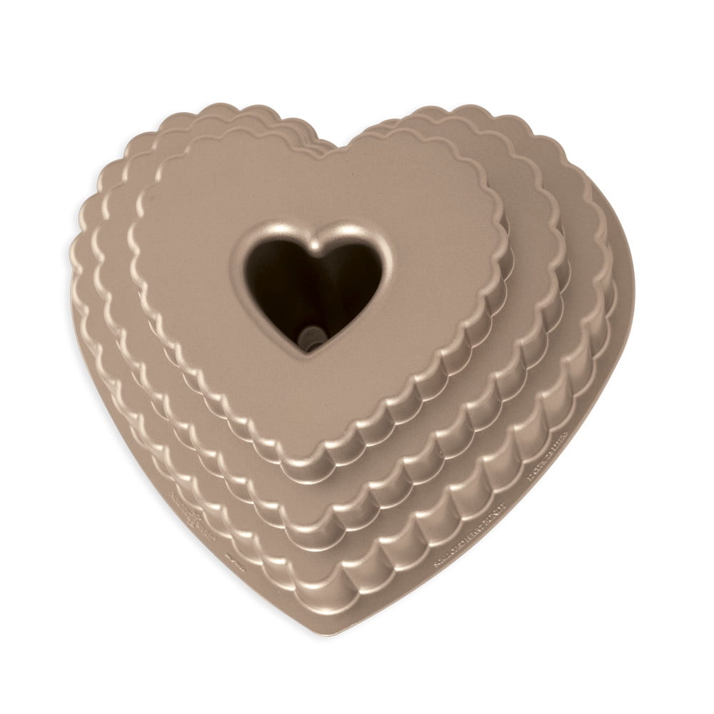 Nordic Ware 12 Cup Tiered Heart Bundt® Pan